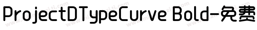ProjectDTypeCurve Bold字体转换